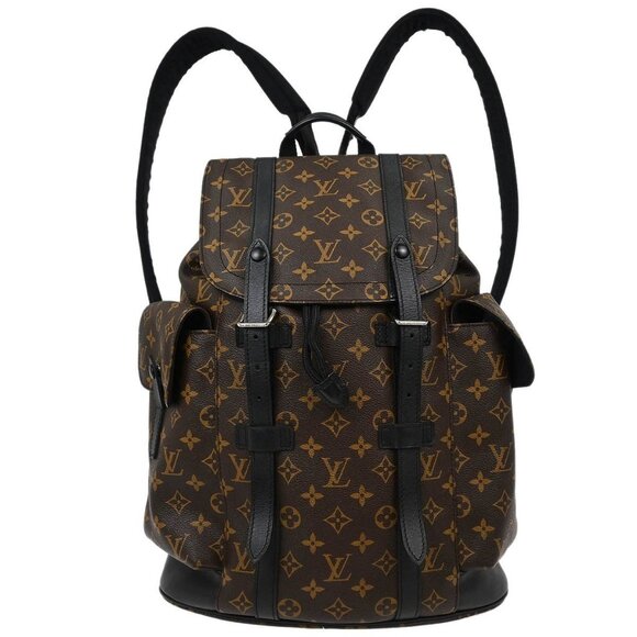 Louis Vuitton Monogram Macassar Christopher PM Backpack M43735 TR0175 115856 - Picture 1 of 10